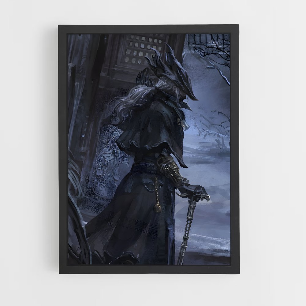 Poster Bloodborne hunter (vue 2)
